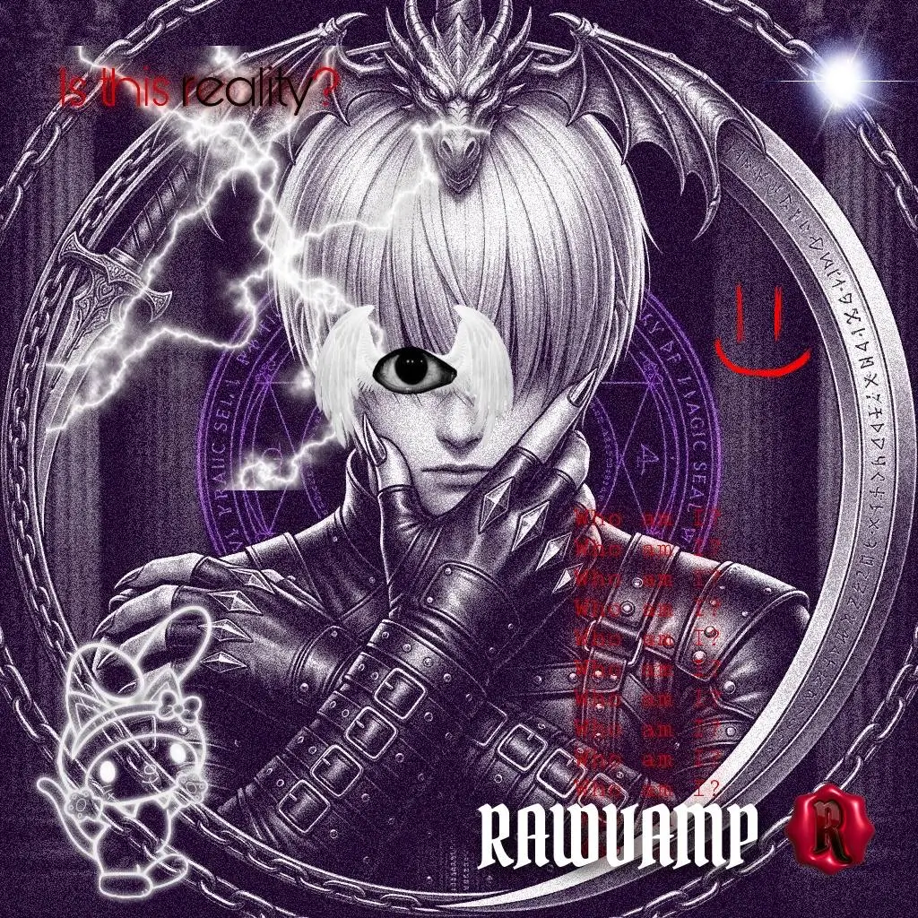 Cursed weirdcore PFP exhibiting heavy digital decay and static