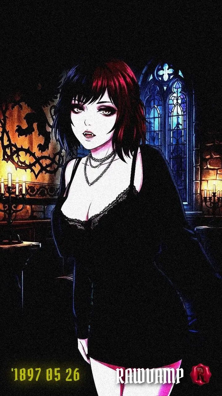 Dark academia anime PFP enhanced with vintage noise and low exposure