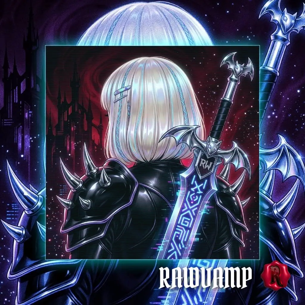 Extreme glitchcore aesthetic pfp with rgb shift