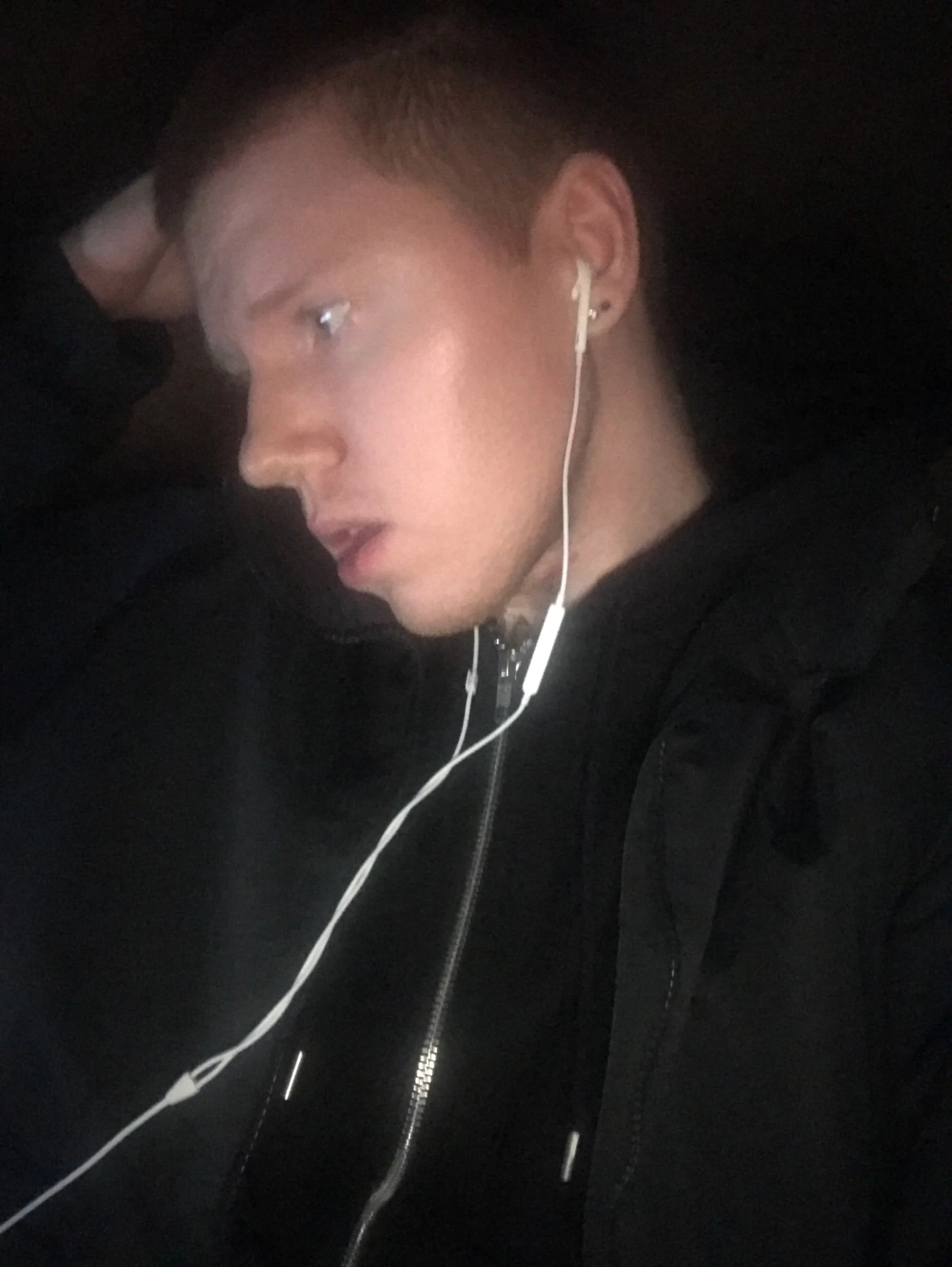 Original raw photo before applying the toxic aesthetic filter in our dark photo editor