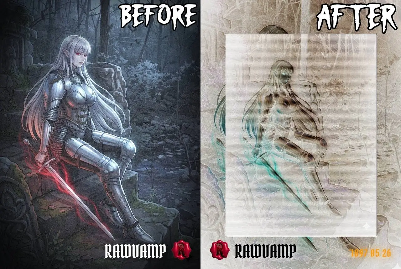 How to negate picture colors to create a cursed webcore digital decay artifact.