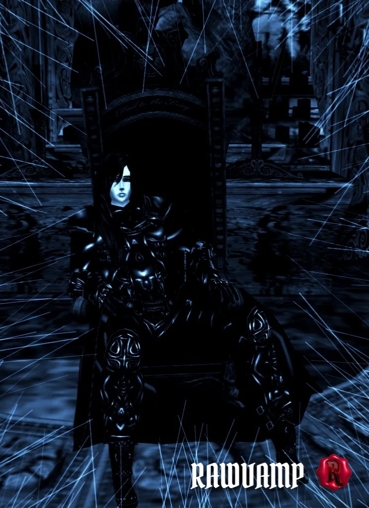 Ninth Circle frozen ice photo effect creating a dark gothcore aesthetic
