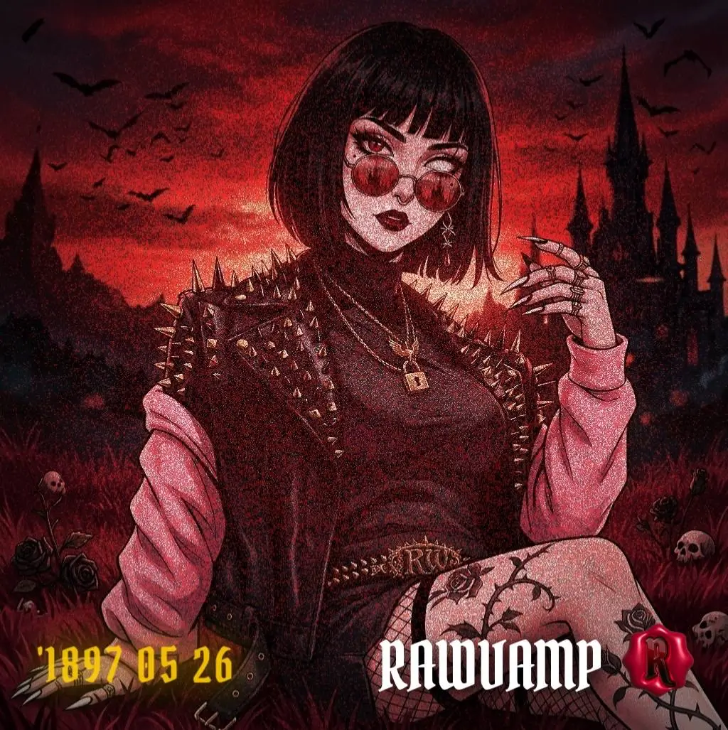 Scenecore PFP utilizing a heavy red gothic filter