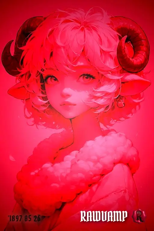 Extreme vampire aesthetic using a color darkener and high contrast curves