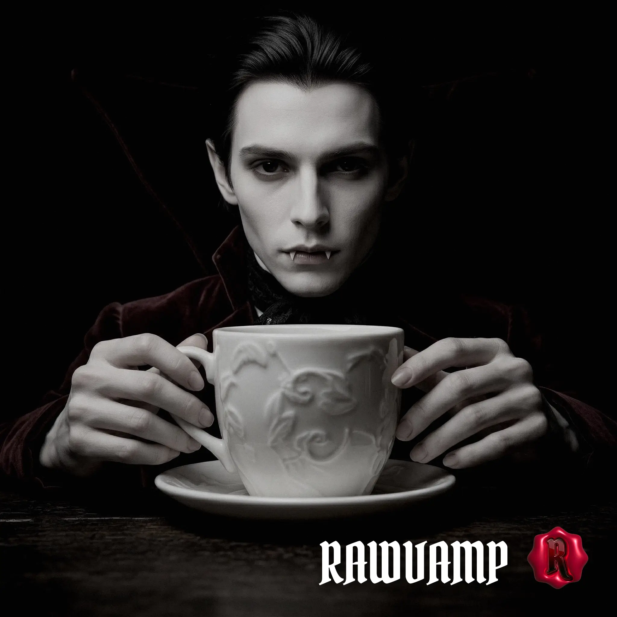 Vintage camera filter ai and scan lines texture applied to a photo