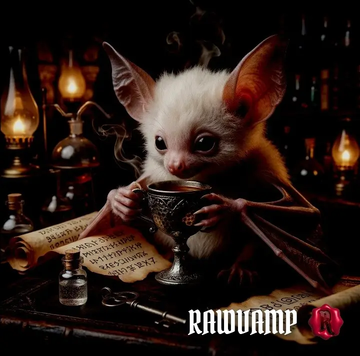 Final deep red darkening filter application showing Vampire Goth aesthetic artifact Scotland