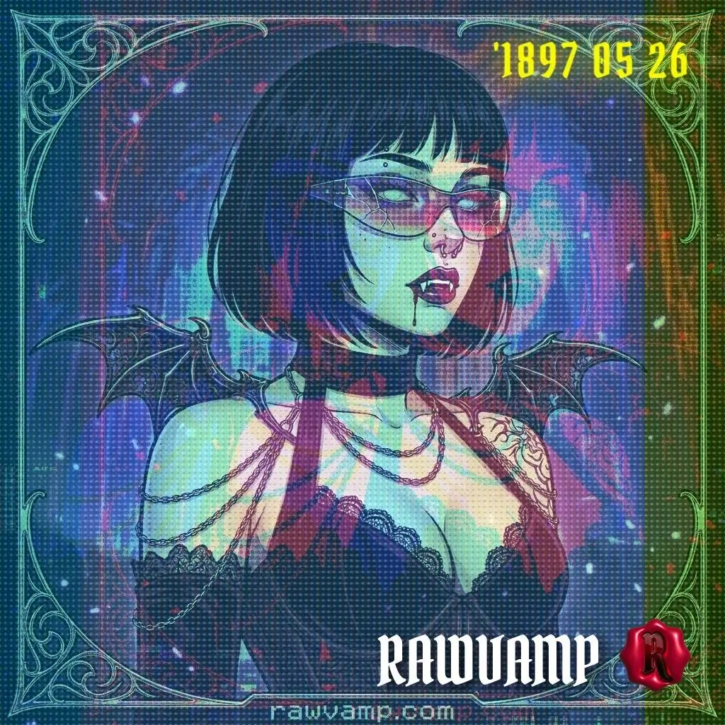 Extreme glitchcore aesthetic pfp with rgb shift, representing the ultimate y2k pfp maker output